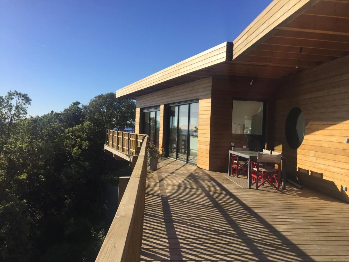 Villa L'Alpana En Bois Vue Mer A 180 Degres Сарі-Соленцара Екстер'єр фото