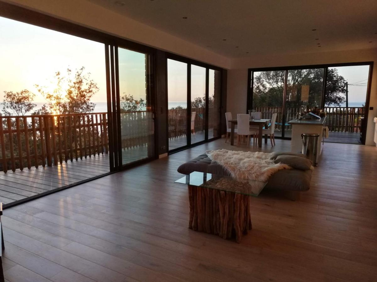 Villa L'Alpana En Bois Vue Mer A 180 Degres Сарі-Соленцара Екстер'єр фото