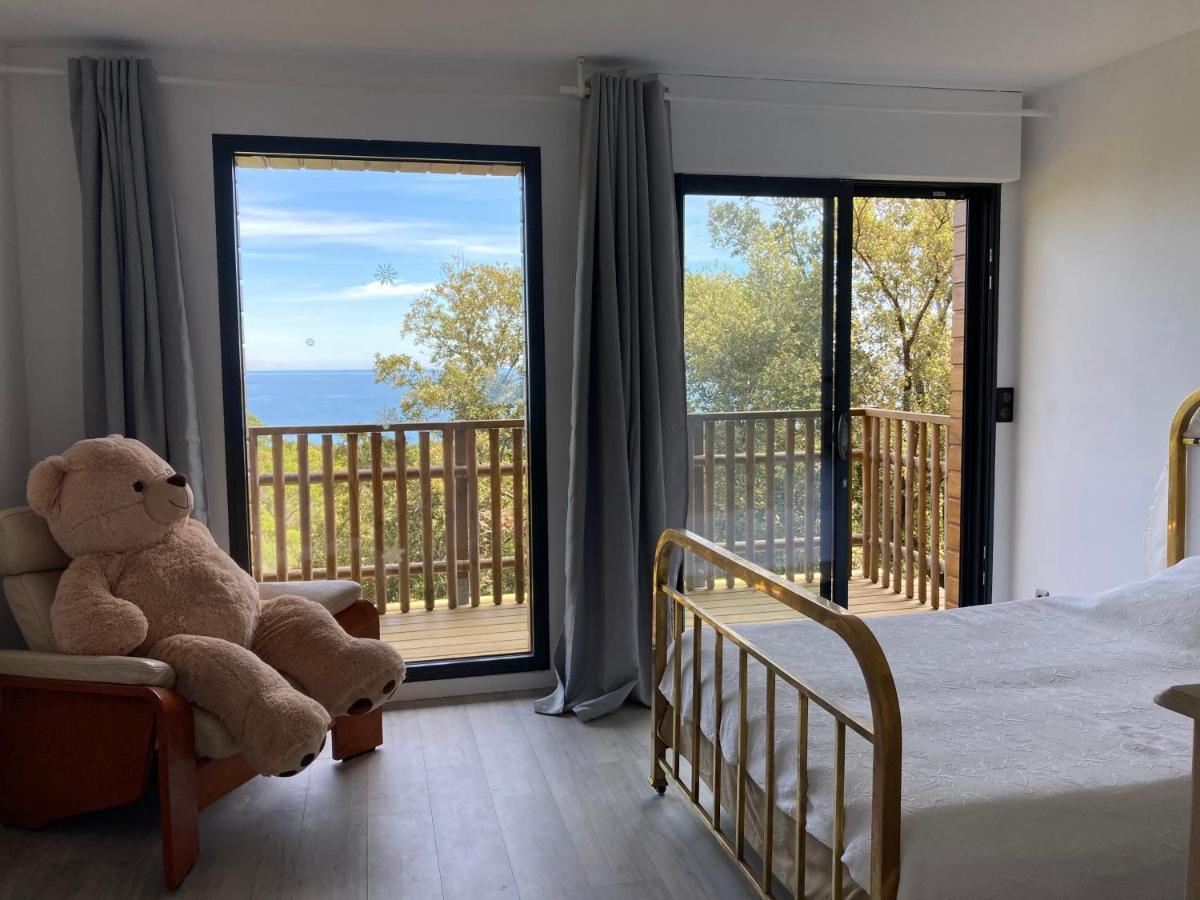Villa L'Alpana En Bois Vue Mer A 180 Degres Сарі-Соленцара Екстер'єр фото