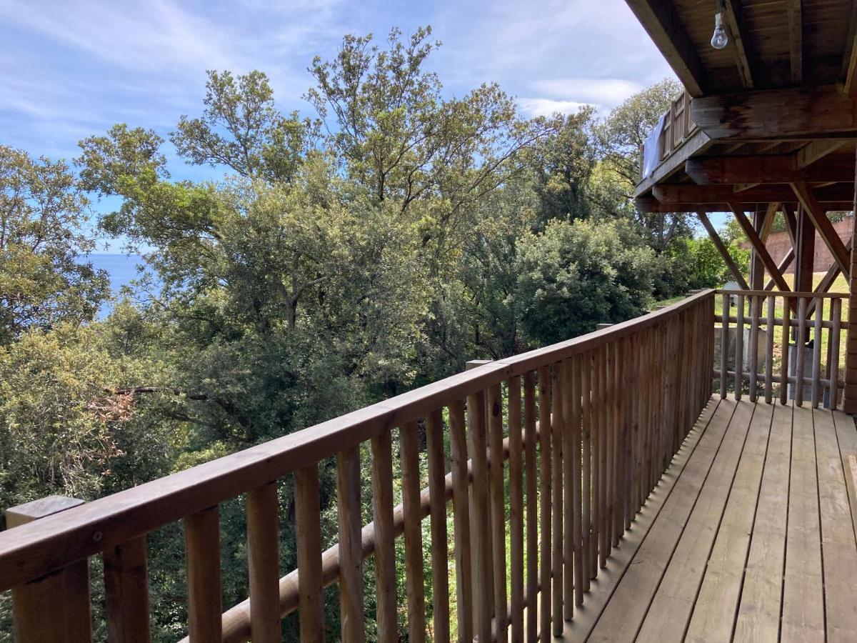 Villa L'Alpana En Bois Vue Mer A 180 Degres Сарі-Соленцара Екстер'єр фото