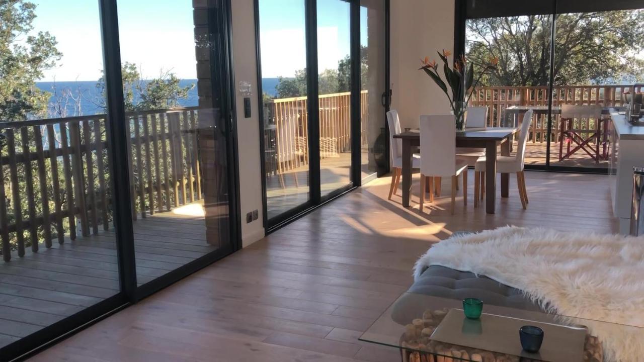 Villa L'Alpana En Bois Vue Mer A 180 Degres Сарі-Соленцара Екстер'єр фото