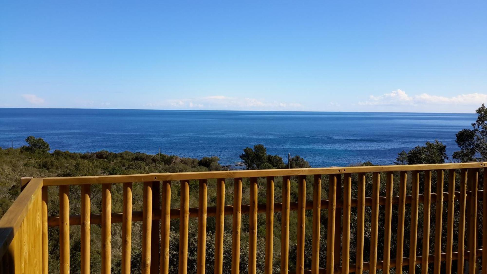 Villa L'Alpana En Bois Vue Mer A 180 Degres Сарі-Соленцара Екстер'єр фото