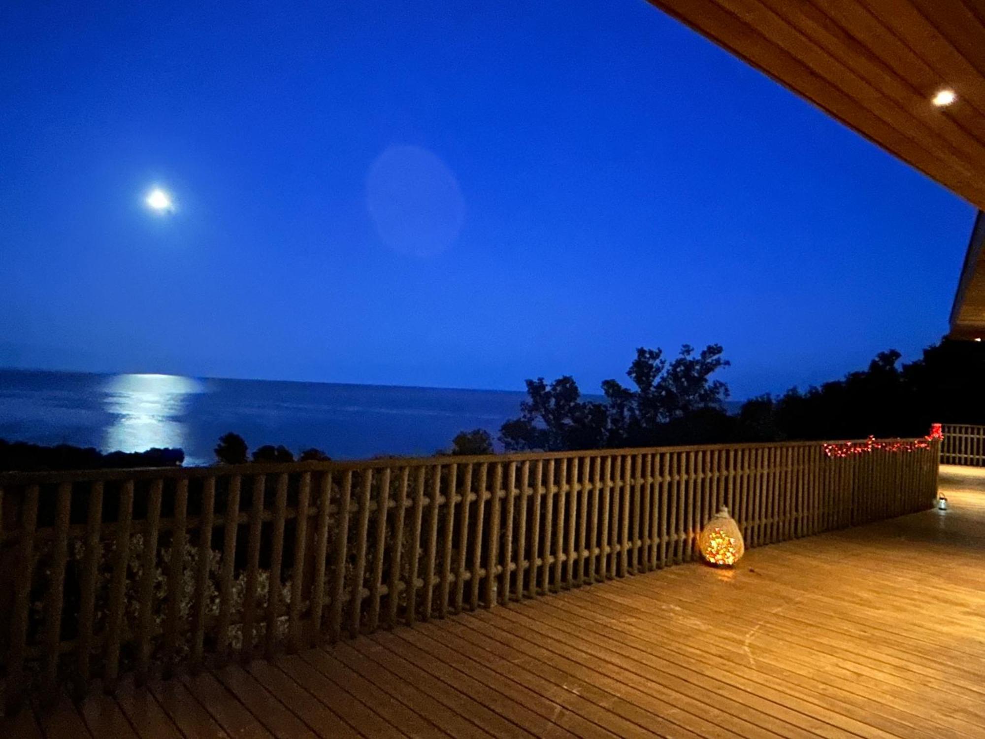Villa L'Alpana En Bois Vue Mer A 180 Degres Сарі-Соленцара Екстер'єр фото