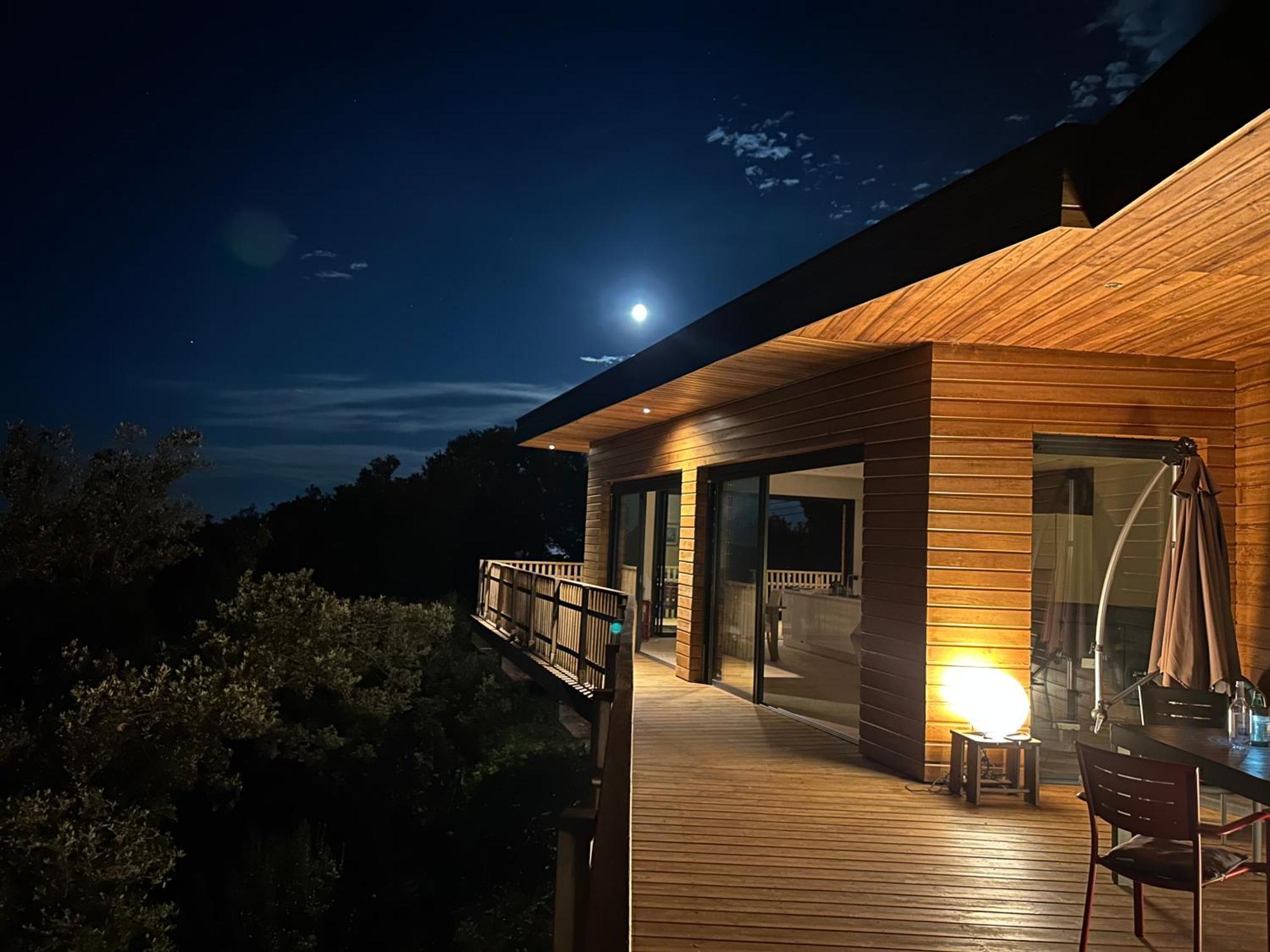 Villa L'Alpana En Bois Vue Mer A 180 Degres Сарі-Соленцара Екстер'єр фото