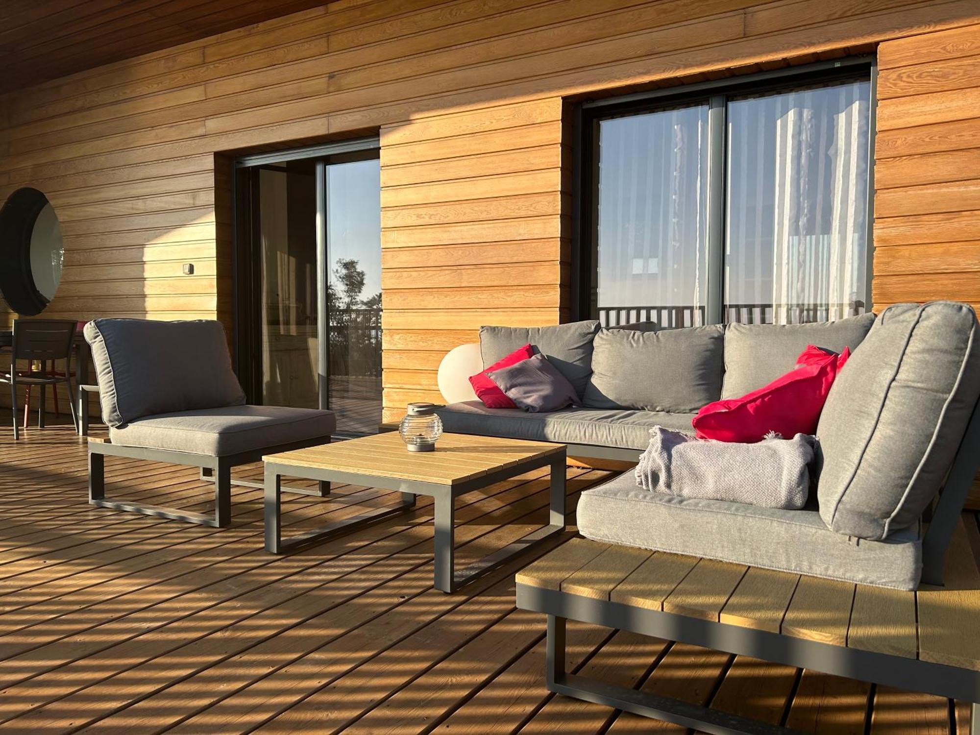 Villa L'Alpana En Bois Vue Mer A 180 Degres Сарі-Соленцара Екстер'єр фото