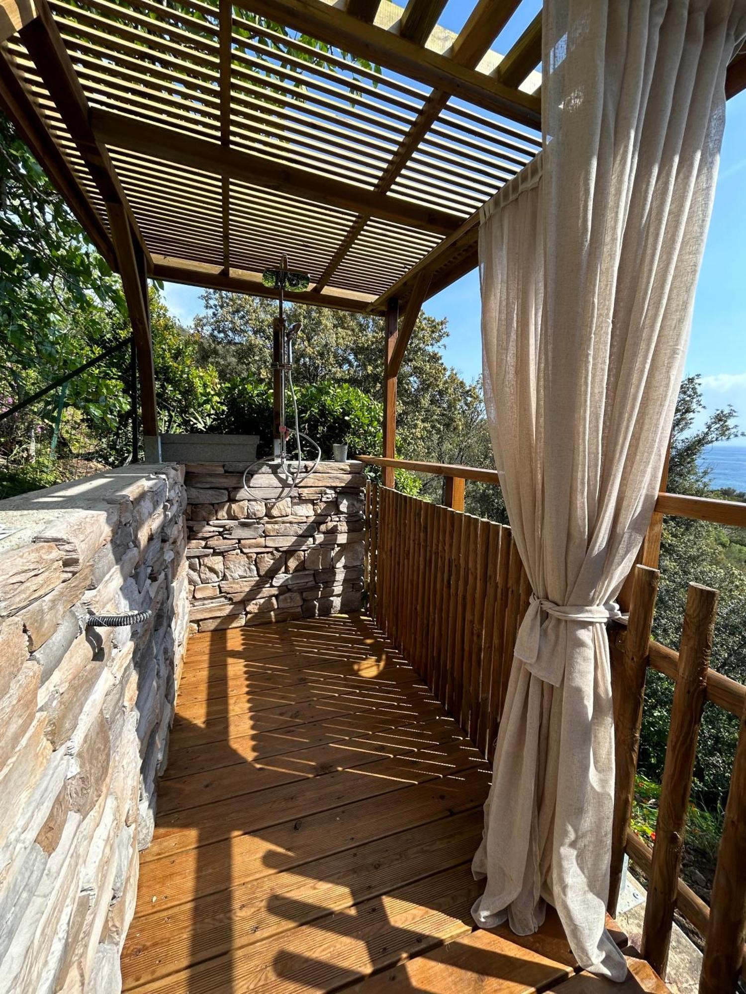 Villa L'Alpana En Bois Vue Mer A 180 Degres Сарі-Соленцара Екстер'єр фото