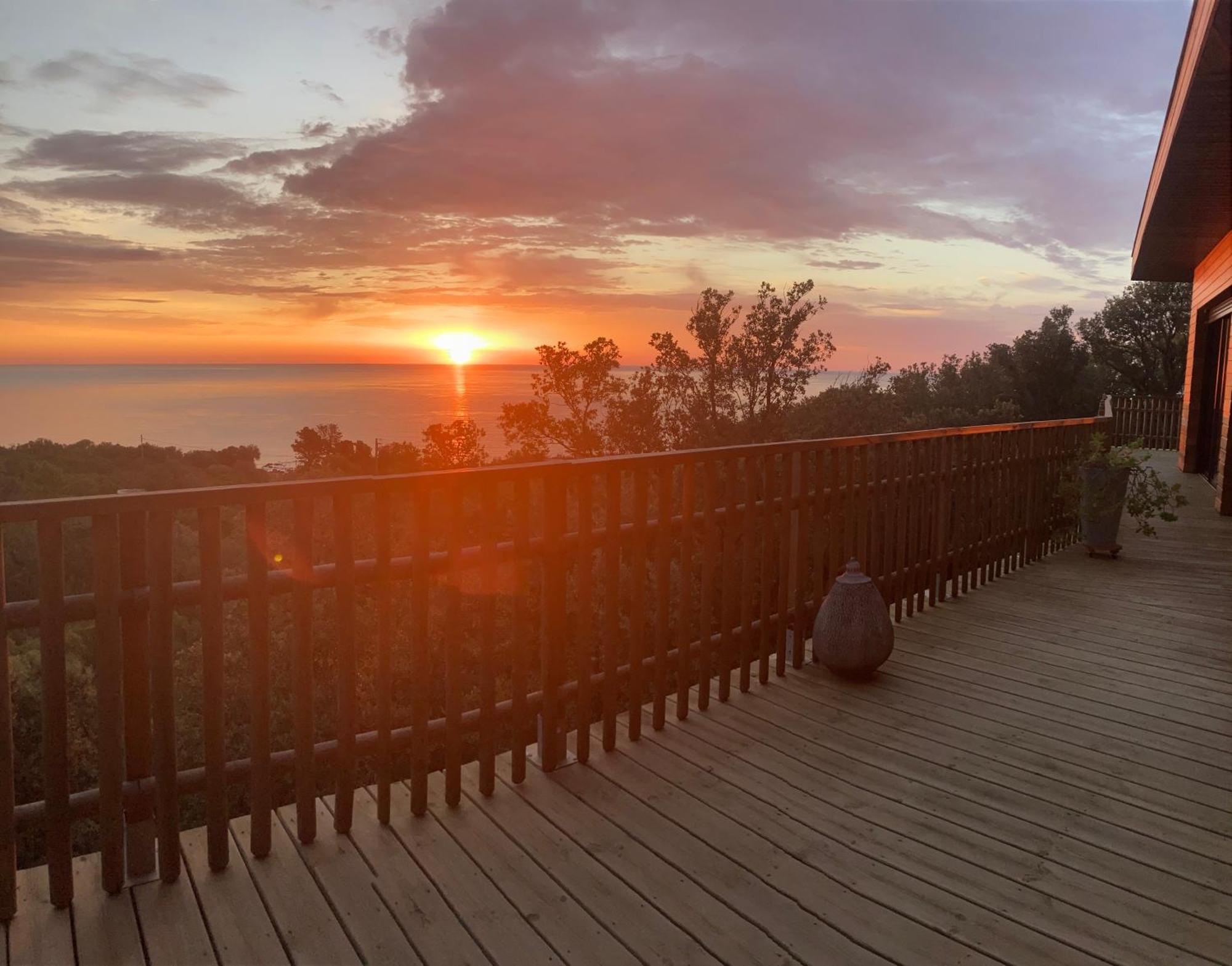 Villa L'Alpana En Bois Vue Mer A 180 Degres Сарі-Соленцара Екстер'єр фото
